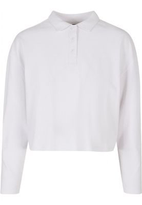 Ladies Short Oversized Polo Longsleeve