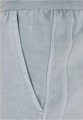 Soft trousers with wide cuffs and slits