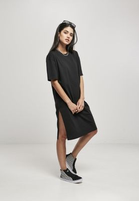 T-shirtklänning med slits