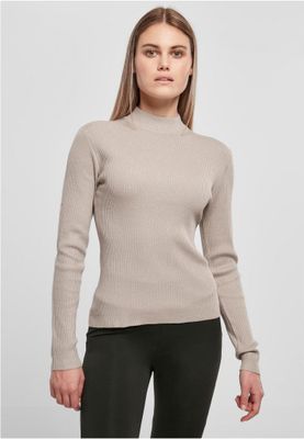 Ladies Rib Knit Turtelneck Sweater