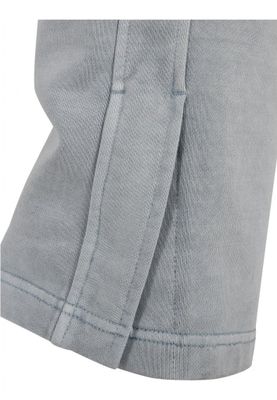 Soft trousers with wide cuffs and slits