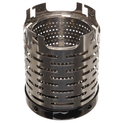 Gas heater for camping kitchens