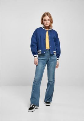 Ladies Oversized College Sweat Jacket