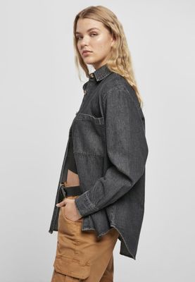 Denim shirt in oversize women
