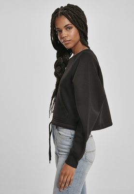 Oversized short raglan shirt