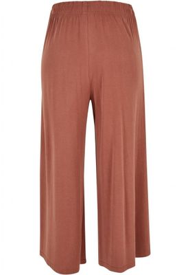 Women's terracotta modal culottes
