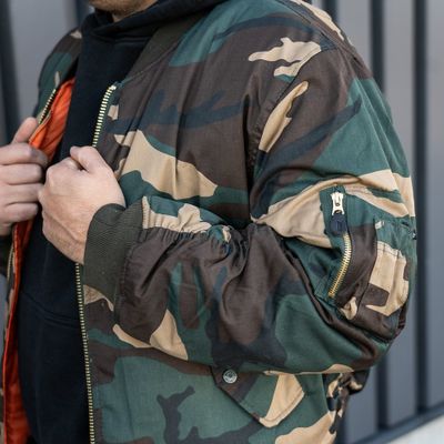 Camo MA-1 bomberjacket
