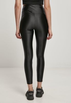 Metalic leggings with a high waist