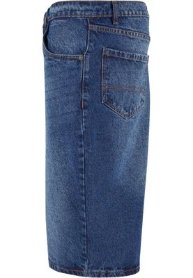 90-tals jeansshorts med oversize passform