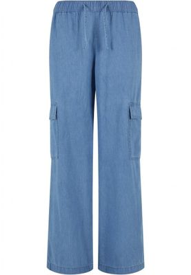 Dame cargo jeans - løs pasform