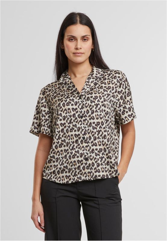 Elegant Leo Resortskjorta för Damer