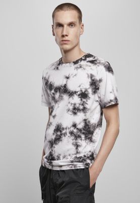 Svart och vit t-shirt i batikmönster