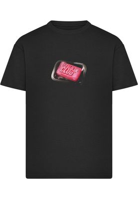 T-shirt för herr i bomullsjersey med fight – svart