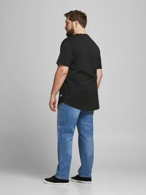 Svart Plus Size T-shirt Jack & Jones