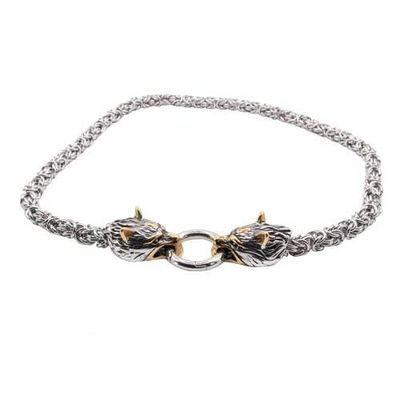 Fenris necklace with gold and silver color