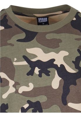 Oversized T-shirt in dark camouflage for men