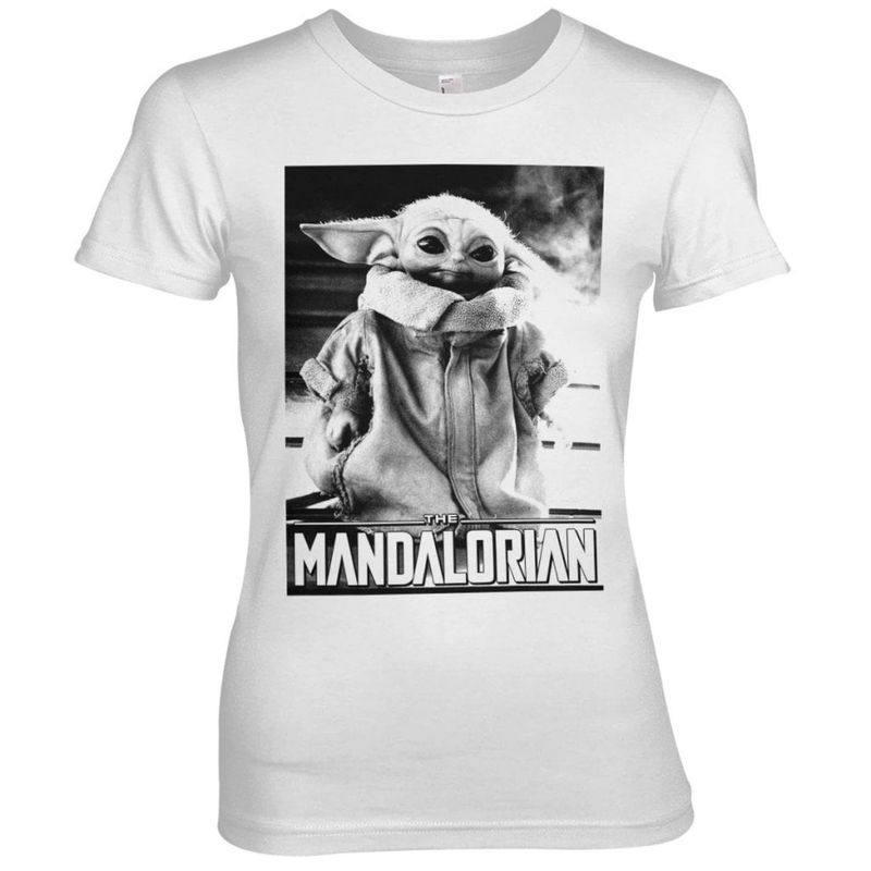 Baby Yoda Photo Girly Tee