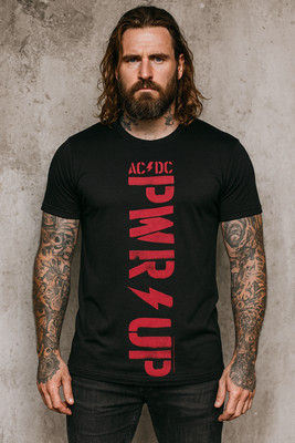 AC/DC - PWR-Up Vertical Logo T-Shirt