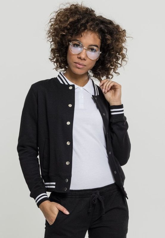 Sort college jakke dame