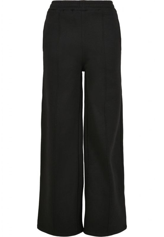 Straight and at soft ice trousers with press crease lady