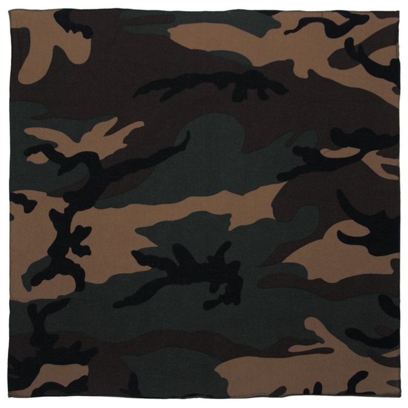 Woodland camo handkerchief