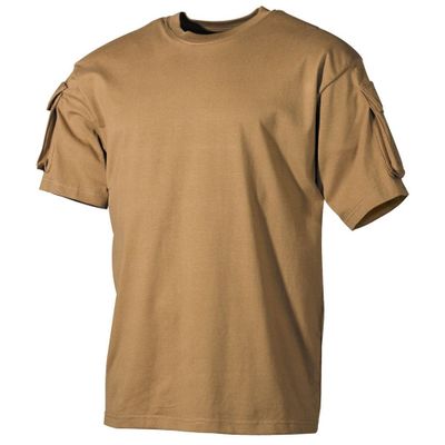 US T-shirt with sleeve pockets