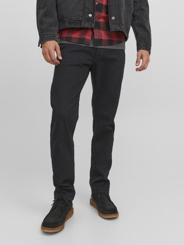 Sorte jeans med normal pasform med Comfort Stretch