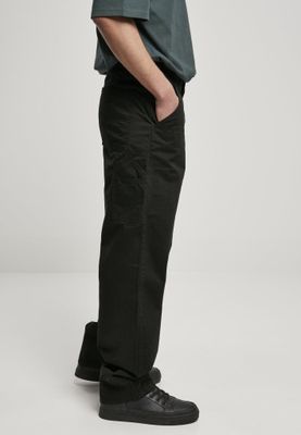 Black twin trousers men