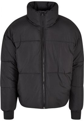 Oversize puffer jacket in short model men