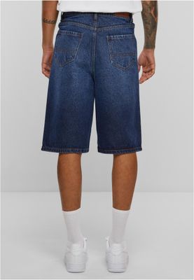 90-tals jeansshorts med oversize passform