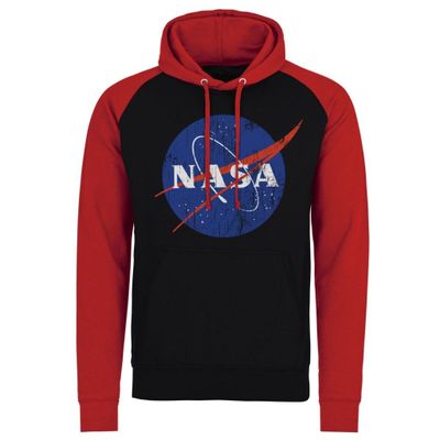 NASA washed logo baseball hoodie