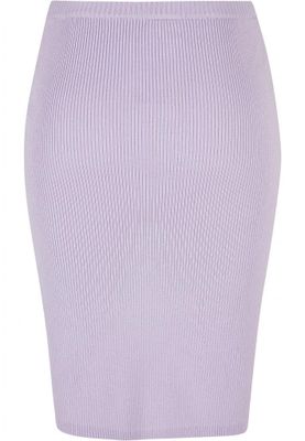Ladies Rib Knit Midi Skirt