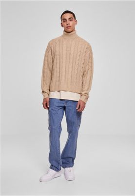 Boxy Roll Neck Sweater