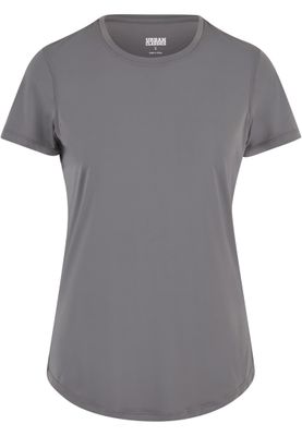Sportt-shirt för damer med rund halsringning