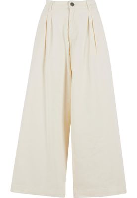 Ladies Wide Leg Lätta Denim Byxor i Bomull