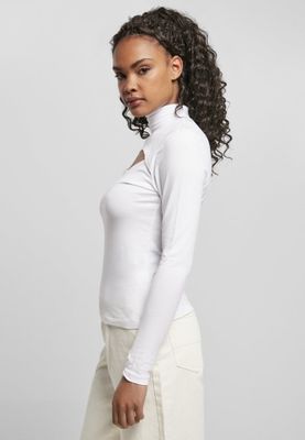 Ladies Cut-Out Turtleneck Longsleeve