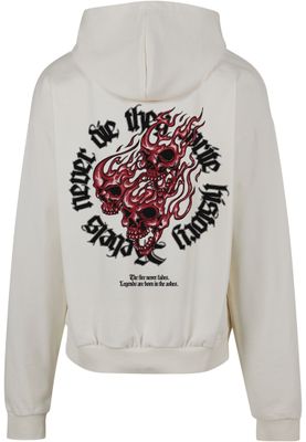 MJG Heavy Oversized Hoody – logotyp bröst, stor grafik rygg – ready for dye