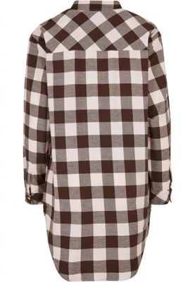 Oversize flannel dress - ladies