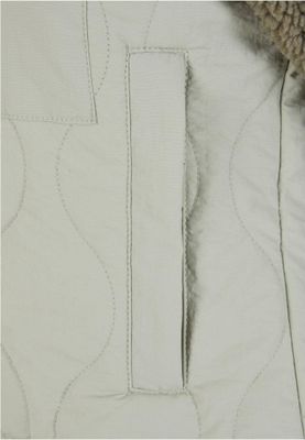 Sherpa Crinkle Nylon Mix Jacket