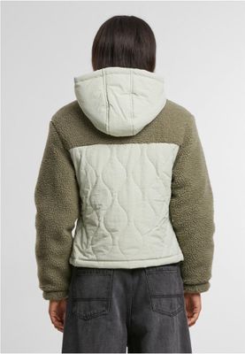 Sherpa Crinkle Nylon Mix Jacket
