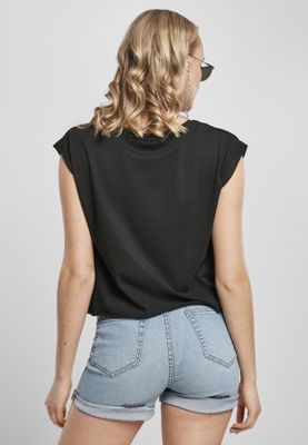 Short t-shirt with holkarm two-pack lady