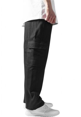 Cargo sweatpants with straight legs