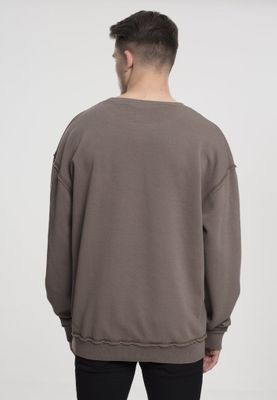 Oversized sweatshirt open edge