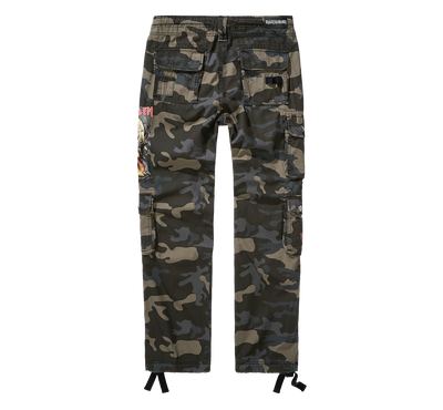 The Number of the Beast, logotyp röd Iron Maiden Number of the Beast Camouflage Byxor – Dark Camo