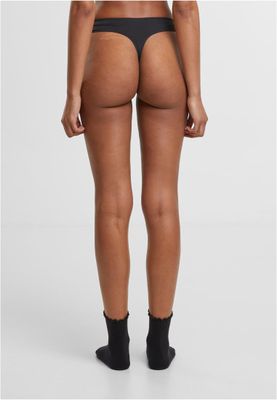 Ladies Bonded Tanga 3-Pack för Elegant Komfort