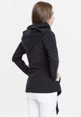 Cardigan with large hood lady