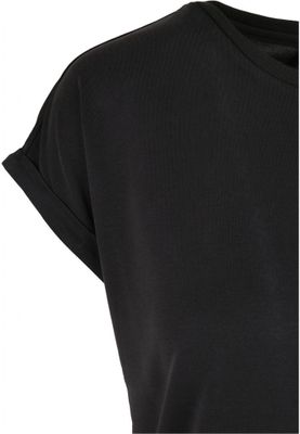 Ladies top with rolled up arms
