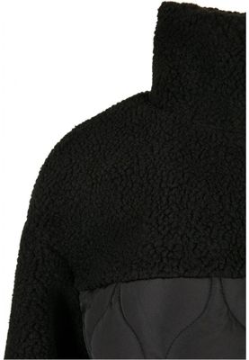 Ladies Oversized Sherpa Quilted Coat
