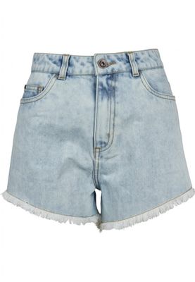 Jeans shorts with high waist