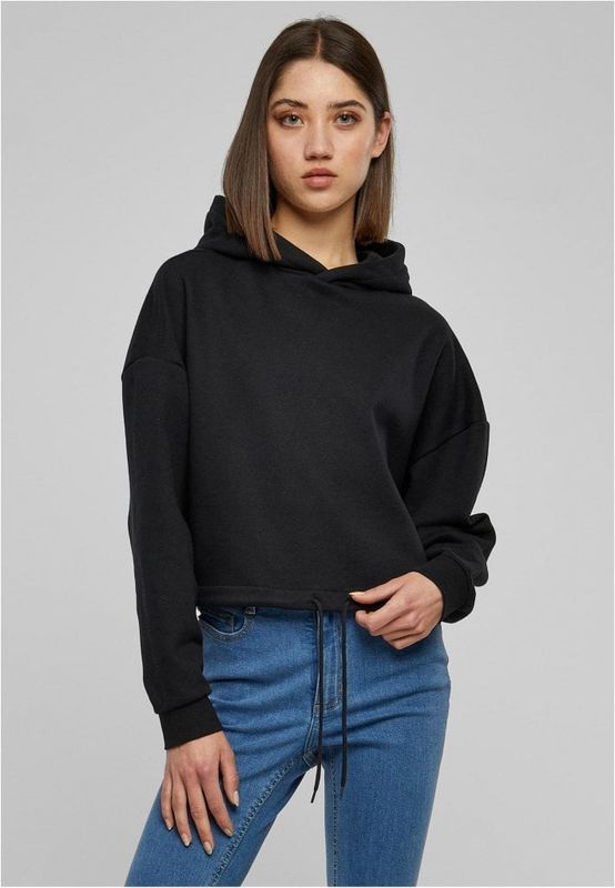 Kort oversized hoodie dam